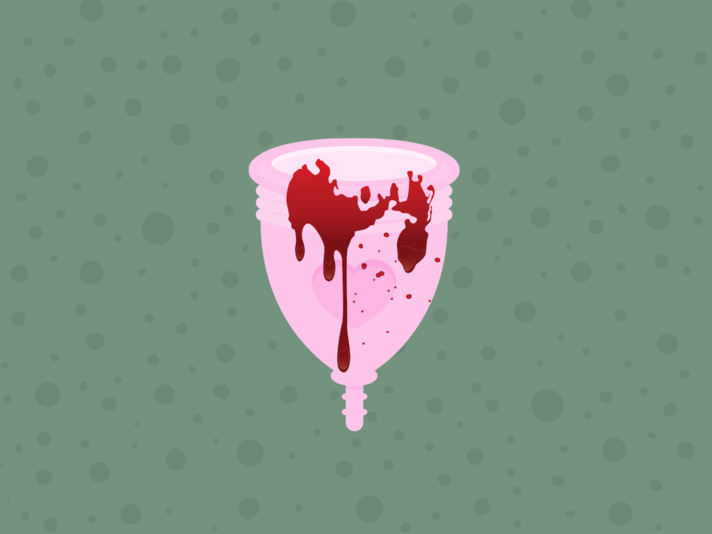 Featured Image Menstruationstasse läuft aus
